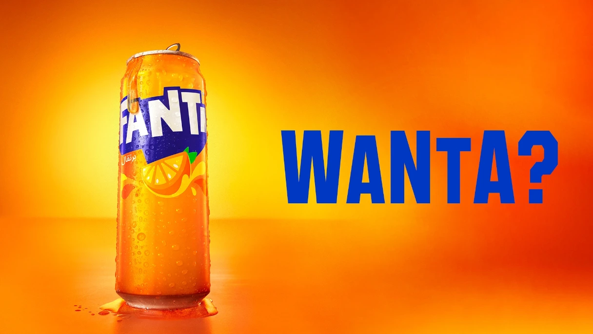 Wanta Fanta key visual for OOH and shopper materials