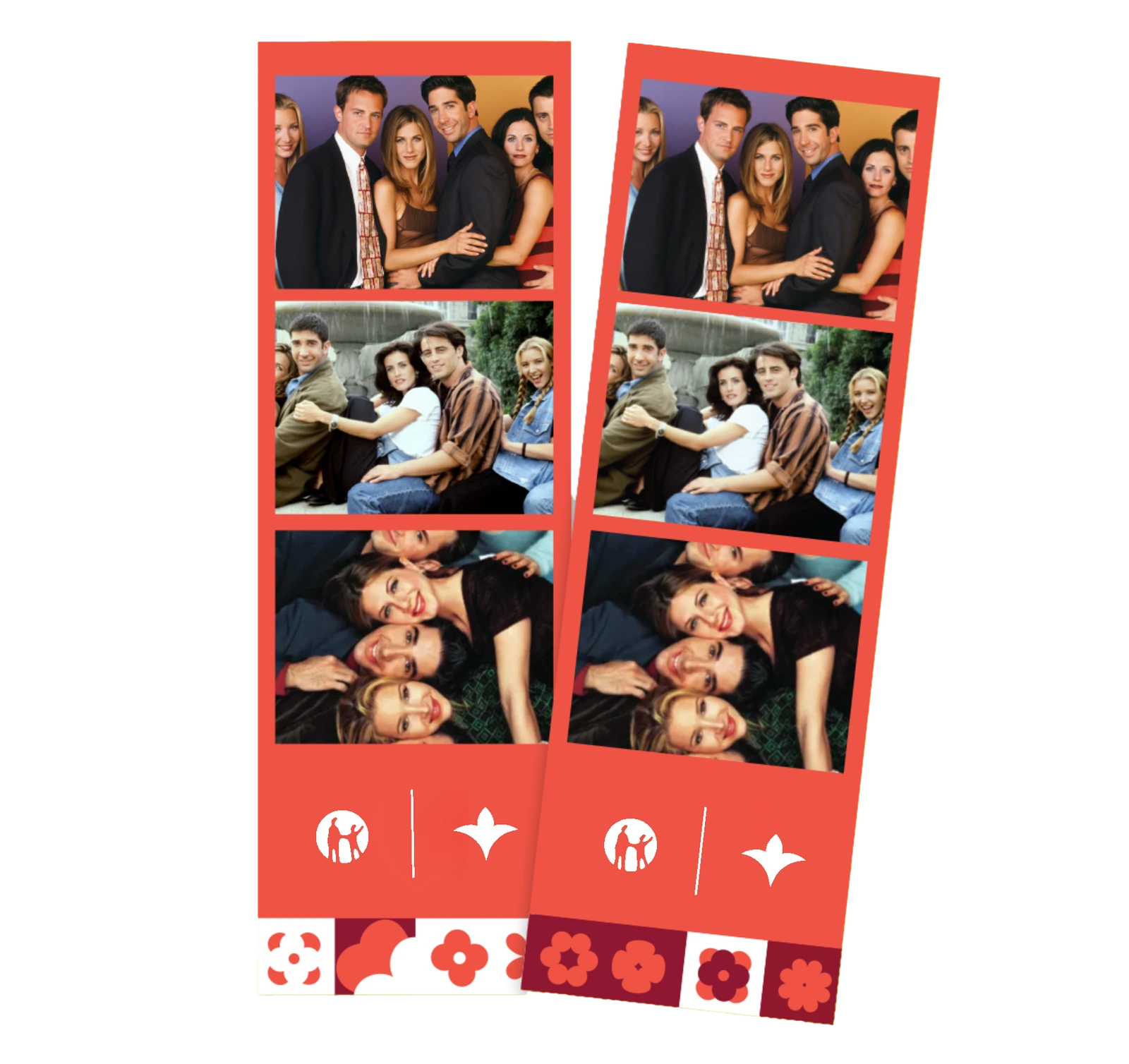 Photobooth photo strips from the activation