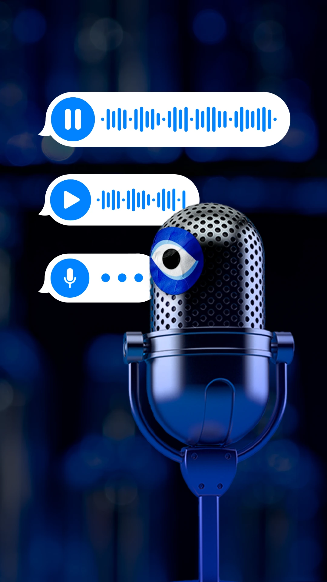 SPIKING audio-message story post