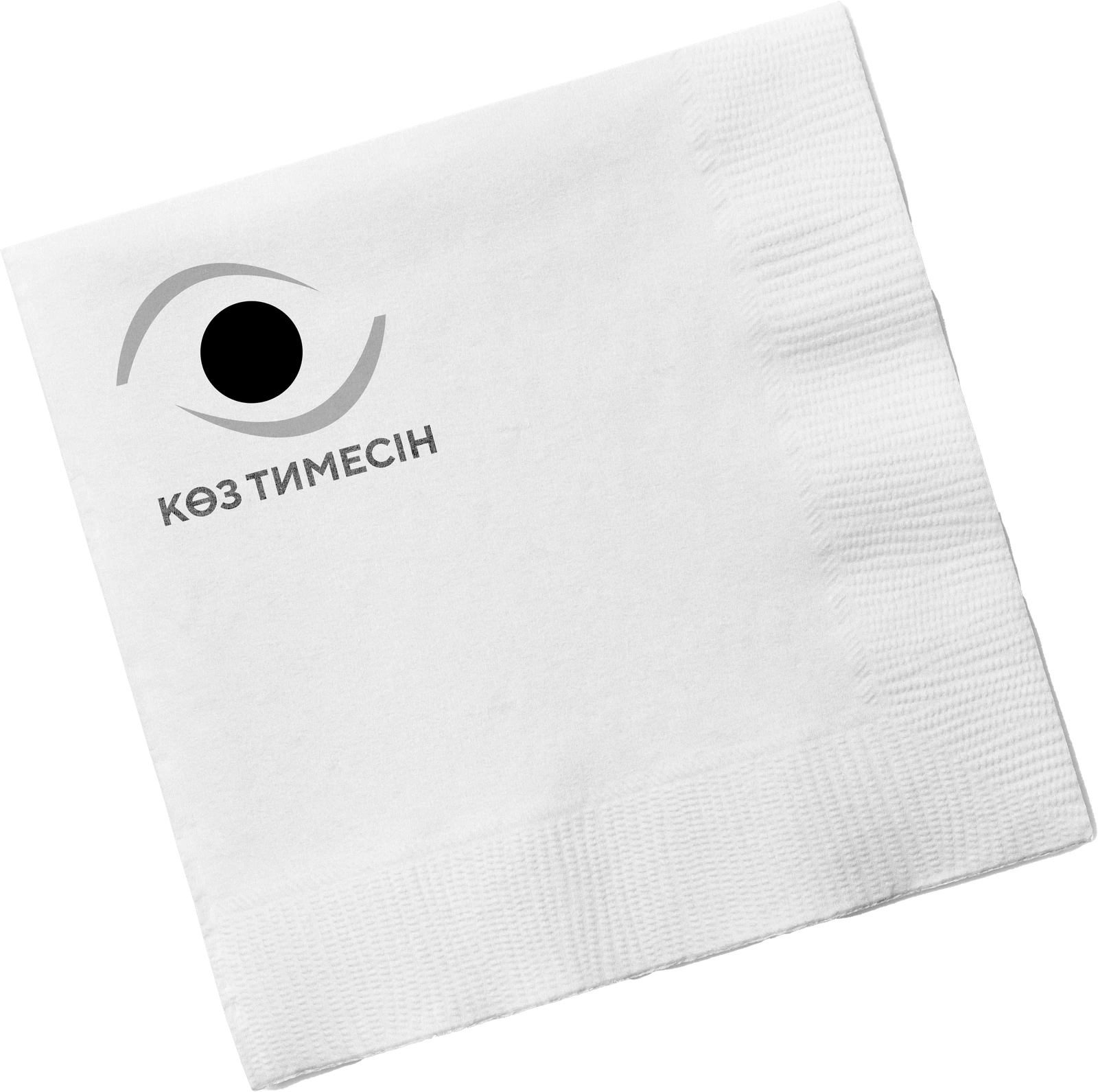 SPEYE napkin with a single evil-eye mark — көз тимесін